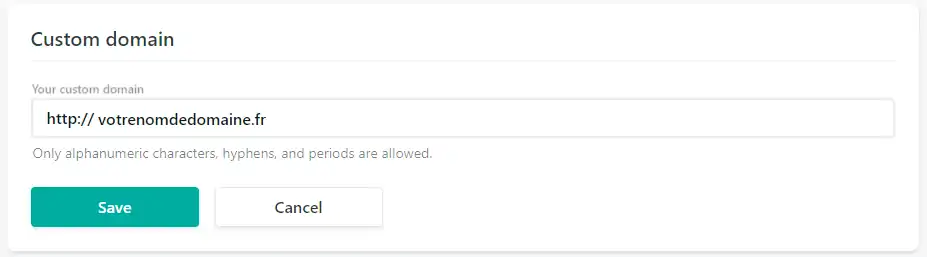 Ajouter un nom de domaine personnalisé sur Netlify